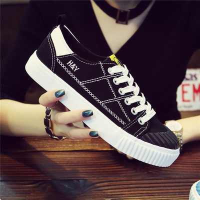 新款帆布鞋女學(xué)生板鞋韓版布鞋球鞋 艾尚戀族帆布鞋型號【價格 圖片 品牌 報價】-蘇寧易購聯(lián)創(chuàng)服飾鞋帽專營店